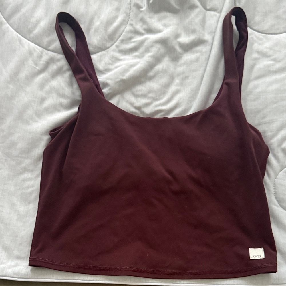 Vuori Burgundy Tank Top